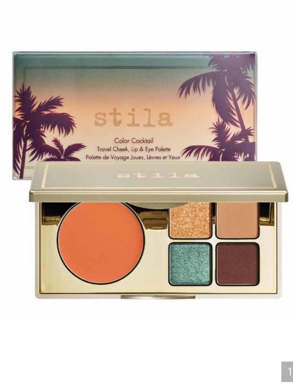 Stila Color Cocktail Travel Cheek Lip and Eye Palette